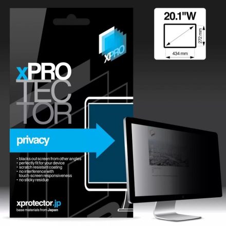 Privacy kijelzővédő fólia Monitor 20.1″ W (434x272mm)