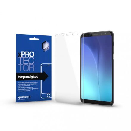 XPRO Tempered Glass 0.33mm kijelzővédő üveg / üvegfólia Samsung A8 2018 készülékhez