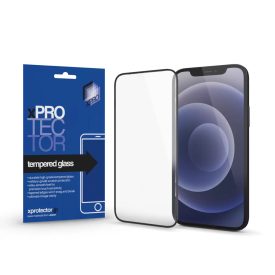   XPRO™ Tempered Glass 0.33 Full 3D Black FG kijelzővédő üveg / üvegfólia Apple iPhone 12 / 12 Pro készülékhez