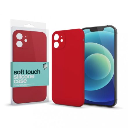 XPRO Soft Touch szilikon tok Slim Piros Apple iPhone 11 készülékhez