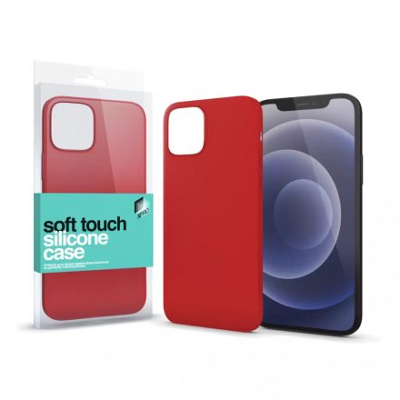 XPRO Soft Touch szilikon tok piros Apple iPhone 13 készülékhez