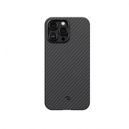 Pitaka MagEZ Case 3 Black / Grey Twill 1500D Apple iPhone 14 Pro készülékhez - MagSafe rögzítéssel