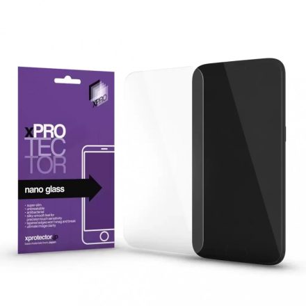 XPRO Nano Glass kijelzővédő fekete kerettel Xiaomi Redmi Note 12 készülékhez