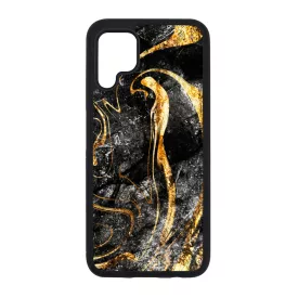 Luxury Golden Black marvanyos marvany mintas Huawei tok