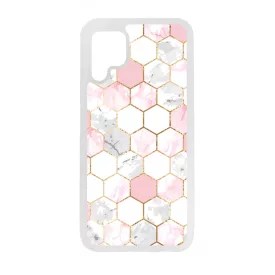 Geometric Rose Gold marvanyos marvany mintas Huawei tok