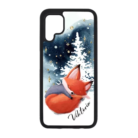 Tündéri róka - Téli mintás Huawei tok