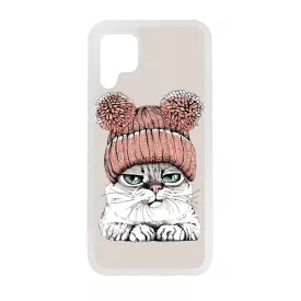 Cuki sapkás cica Huawei tok