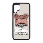 Cuki sapkás cica Huawei tok