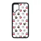 Cuki kávé és kutya mintás Huawei tok