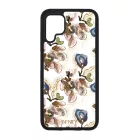 Különleges absztrakt kék virágzás  szilikon Huawei tok tok