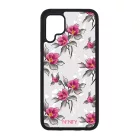 Szépséges pink virágok  szilikon Huawei tok tok