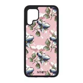 Rózsaszín tavaszi virágok  szilikon Huawei tok tok