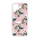 Rózsaszín tavaszi virágok  szilikon Huawei tok tok