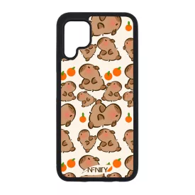 Cuki capybara és narancs Huawei szilikon tok