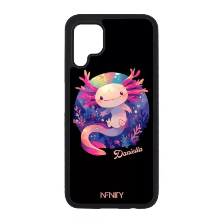 Névvel kérhető - Cuki pink kawaii Axolotl Huawei szilikon tok