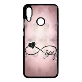 csajos lila infinity infinitis végtelen Honor 10 Lite fekete tok