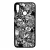 stickerbomb matricabomba Honor 10 Lite fekete tok