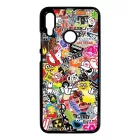 stickerbomb matricabomba Honor 10 Lite fekete tok