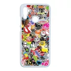 stickerbomb matricabomba Honor 10 Lite fekete tok