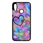 szerelem szerelmes szíves szivecskés hipster Honor 10 Lite fekete tok