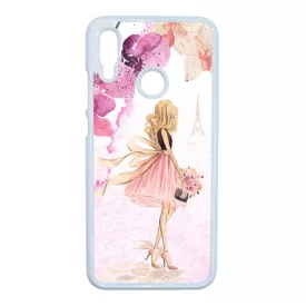 virágos fashion menyasszony párizs paris eiffel torony tavaszi Honor 10 Lite fehér tok