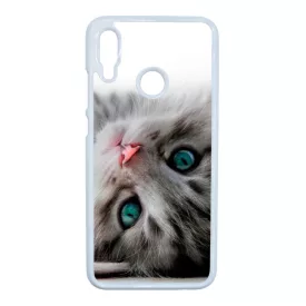 cica cicás macskás Honor 10 Lite fehér tok