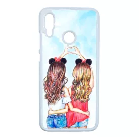 barátnők bff best friends forever legjobb barátnős besties Honor 10 Lite fehér tok