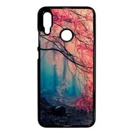 őszi erdős falevél természet Honor 10 Lite fekete tok