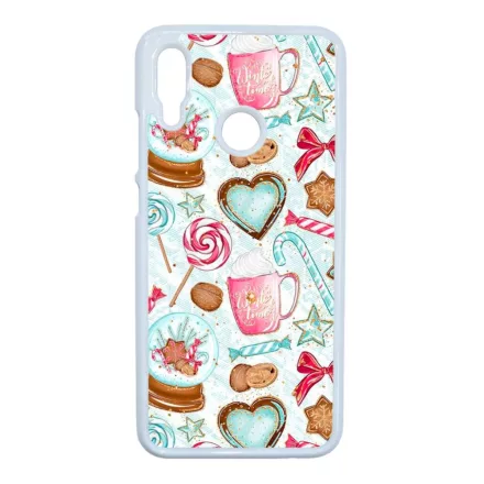 téli karácsonyi csajos mintás Honor 10 Lite fehér tok