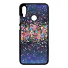 virágos tavaszi art Honor 10 Lite fekete tok