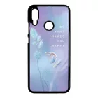 virágos tavaszi pillangós lepkés Honor 10 Lite fehér tok