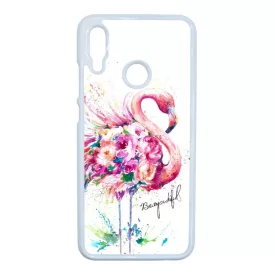 Álomszép Flamingo tropical summer nyári Honor 10 Lite fehér tok