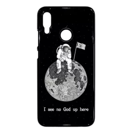 I see no God up here - űrhajós space Honor 10 Lite fekete tok