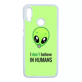 I don't believe in Humans ufo földönkívüli Honor 10 Lite fehér tok