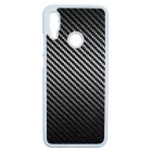 Ezüst karbon fiber mintás Honor 10 Lite tok