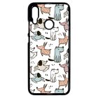 Tündéri rajzolt kutya mintás Honor 10 Lite tok