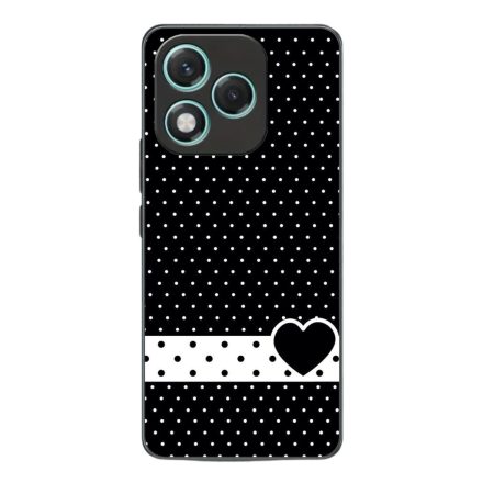 szerelem love szivecskés fekete fehér pöttyös Honor 400 Lite tok