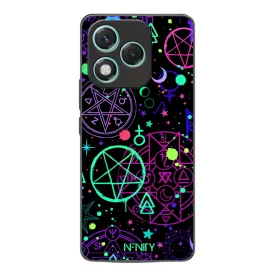 Neon ezoterikus szimbólumok Honor 400 Lite tok