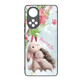 Nyuszi és Süni - Téli mintás Honor 50 tok