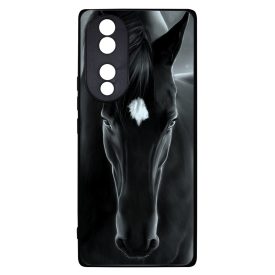 lovas fekete ló Honor 70 tok