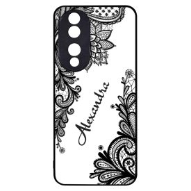 kérd a neveddel csipkés csajos Honor 90 tok