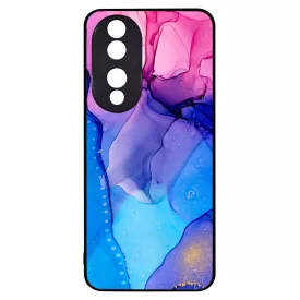 Blue Pink Gradient Ink kek rozsaszin marvanyos Honor 90 tok