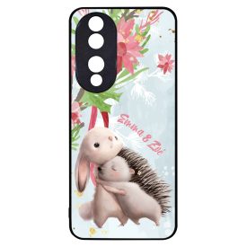 Nyuszi és Süni - Téli mintás Honor 90 tok
