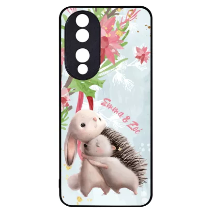 Nyuszi és Süni - Téli mintás Honor 90 tok