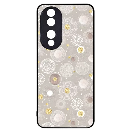 Csodaszép Aranyló téli mintás Honor 90 tok