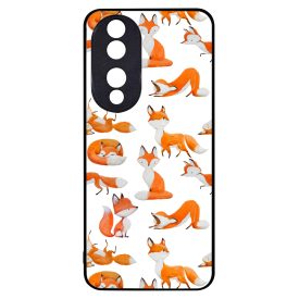 Rajzolt Róka mintás Honor 90 tok