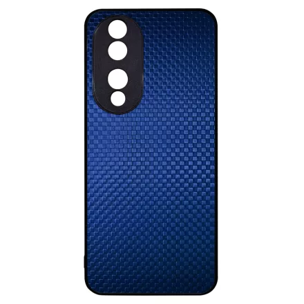 Gyönyörű kék karbon fiber mintás Honor 90 tok