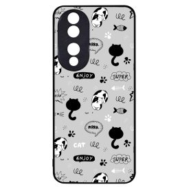 Mrrr Cuki Cica mintás Honor 90 tok