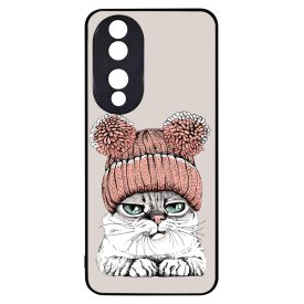 Cuki sapkás cica Honor 90 tok
