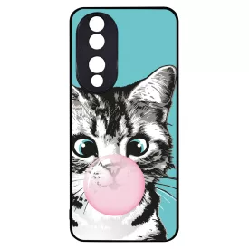Bubble Cat - cica mintás Honor 90 tok